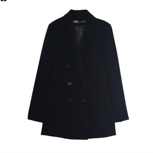 Zara Tuxedo Style Women's Crepe  Pants Suit  Jacket XL/ Pants XXL